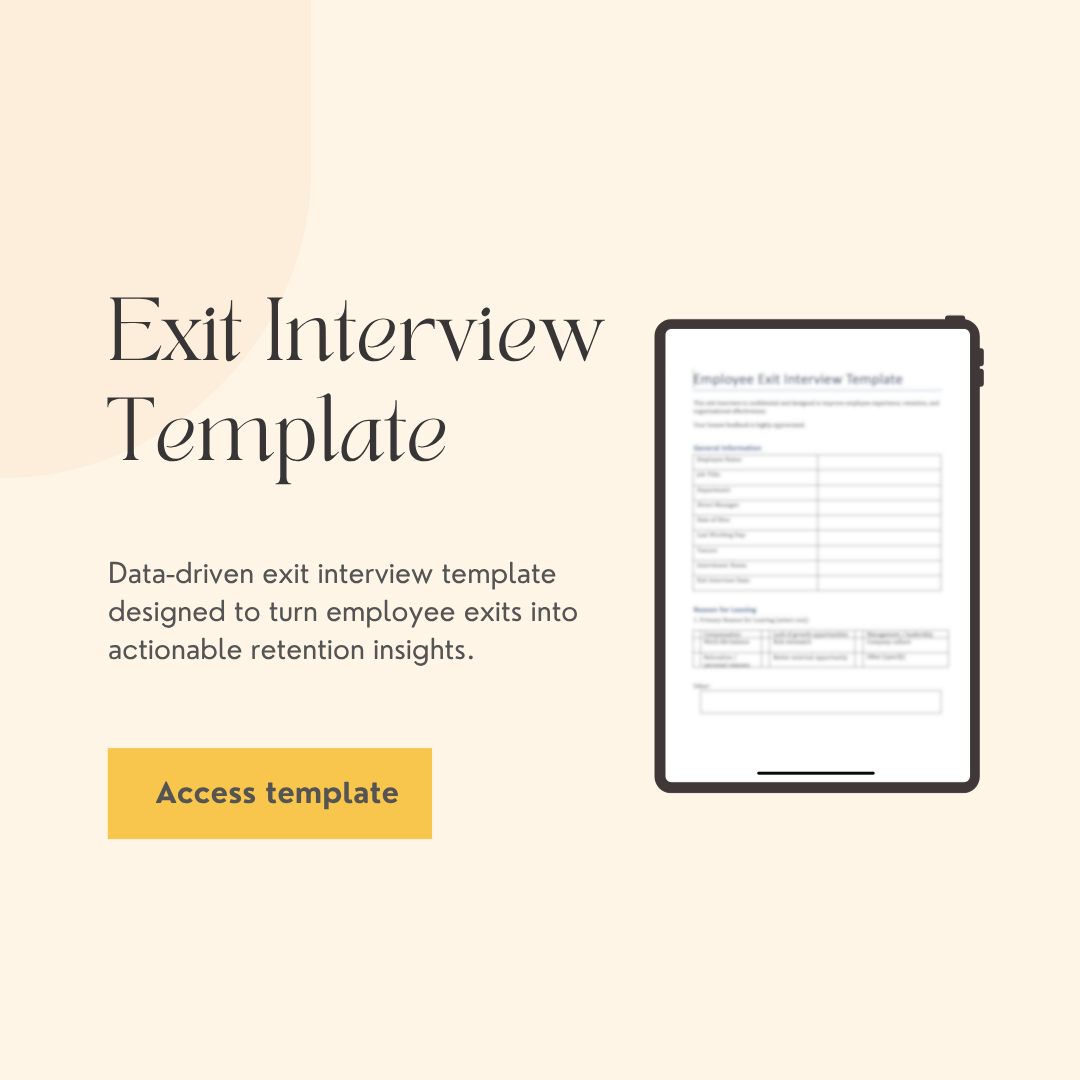 Exit Interview Template